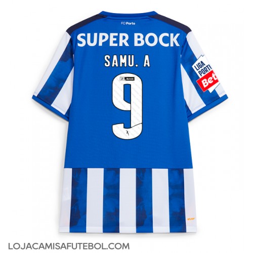 Camisa de Futebol Porto Samu Omorodion #9 Equipamento Principal 2024-25 Manga Curta